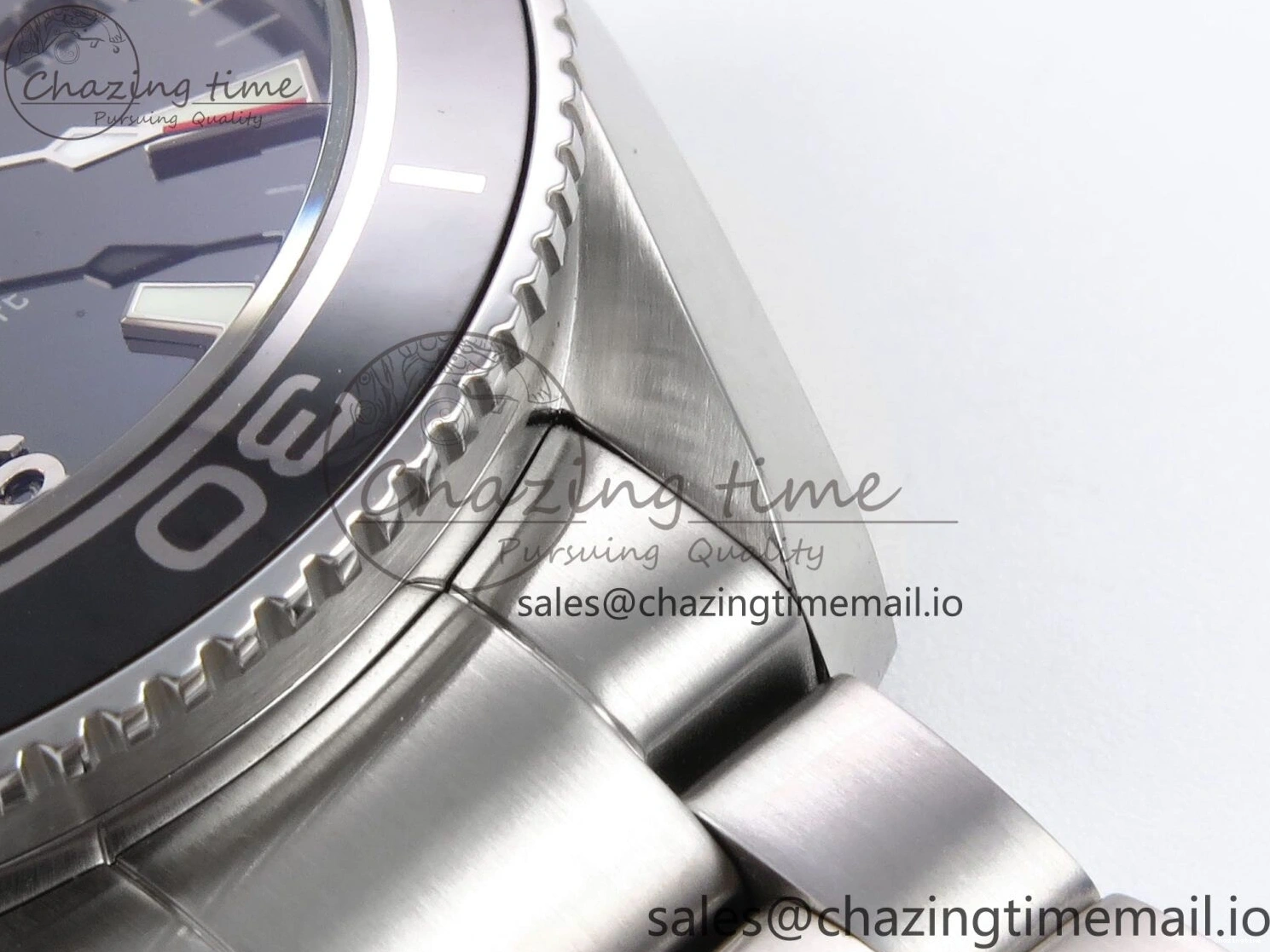 0405 Seamaster “LMPO” OMF 1:1 Best Edition Black Dial on SS Bracelet A Tailored 7703